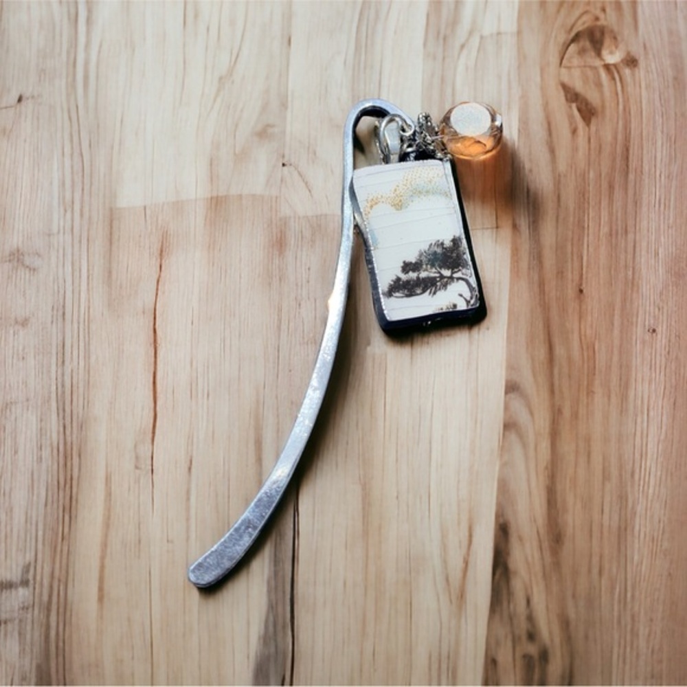 Bookmark made with broken China